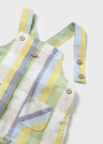 Baby Boys Blue Cotton & Linen Dungaree Set (mayoral) - CottonKids.ie - 12 month - 18 month - 3 month