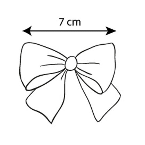 CHEWING GUM Hair Clip With Grosgrain Bow (7cm) (Condor) - CottonKids.ie - Condor - Girl - Hair Accessories