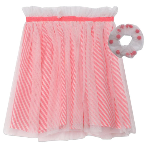 Girls Pink & White Tulle Tutu Skirt (Billieblush) - CottonKids.ie - 2 year - 3 year - 5 year