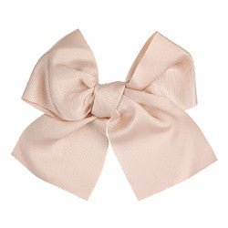 NUDE Hair Clip With Large Grossgrain Bow (14cm) (Condor) - CottonKids.ie - Condor - Girl - Hair Accessories
