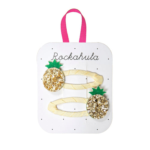 Pineapple Clips (Rockahula) - CottonKids.ie - Girl - Hair Accessories - Rockahula