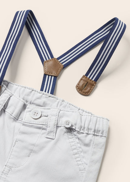 Denim Baby Chinos With Braces Baby Boy Trousers With Braces Baby