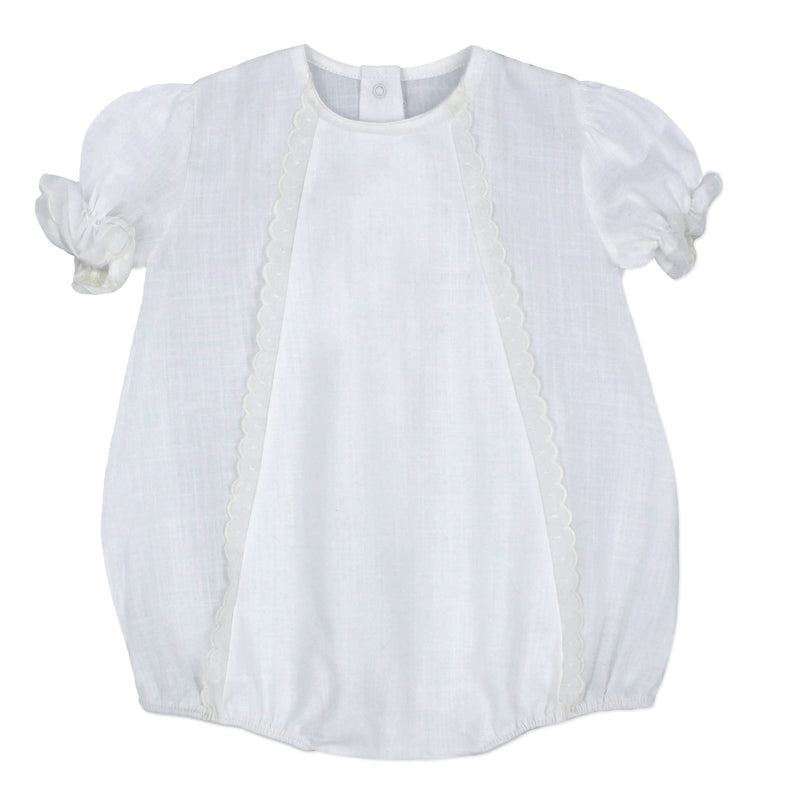 Baby Girl Ivory Dressy Romper (Rapife) - CottonKids.ie - 0-1 month - 1-2 month - 12 month