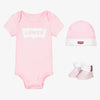 Baby Girls Pale Pink Bodyvest Gift Set (Levis) - CottonKids.ie - Set - 0-1 month - 1-2 month - 3 month