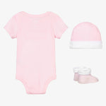 Baby Girls Pale Pink Bodyvest Gift Set (Levis) - CottonKids.ie - Set - 0-1 month - 1-2 month - 3 month