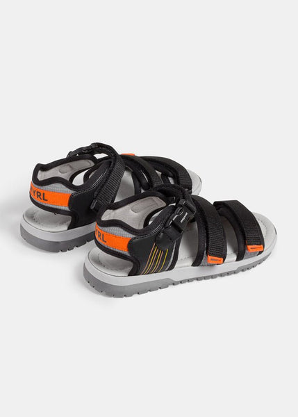 Orange and black clearance sandals