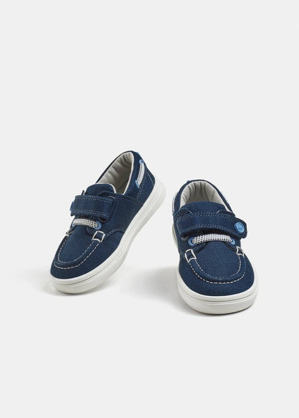 Blue velcro trainers hotsell