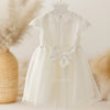 IVORY Short Sleeve Christening Occasion Dress (DIAMOND) - CottonKids.ie - Dress - 0-1 month - 1-2 month - 12 month