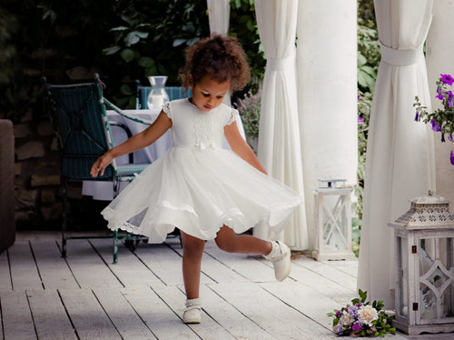 IVORY LACE TULLE DRESS FOR CHRISTENING IRELAND