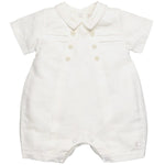 WHITE Baby Boy Traditional Christening Romper With Hat IRELAND