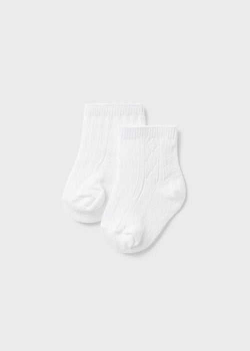 White Socks Newborn Boy (mayoral) - CottonKids.ie - 0-1 month - 1-2 month - 12 month