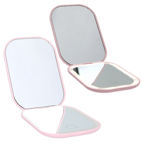 TOPModel Foldable Pocket Mirror with LED BEAUTY and ME