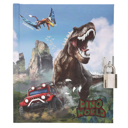 Dino World Diary With Padlock