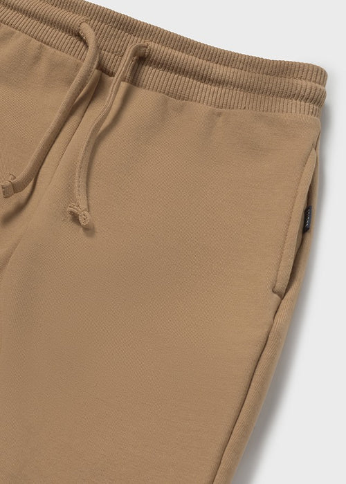 Baby Boy Brown Fleece Jogger Trousers
