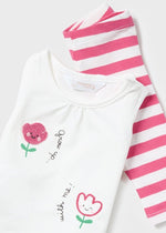 2 Piece Baby Girl Flower Pink Set (sold separately)(mayoral) - CottonKids.ie - 1-2 month - 12 month - 18 month