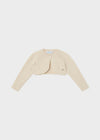 Baby Girl Bolero Cardigan Champagne