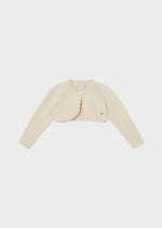 Baby Girl Bolero Cardigan Champagne