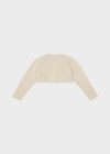 Baby Girl Bolero Cardigan Champagne