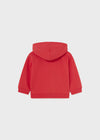 Boys Red Cotton Interactive Zip-Up Top  (mayoral)