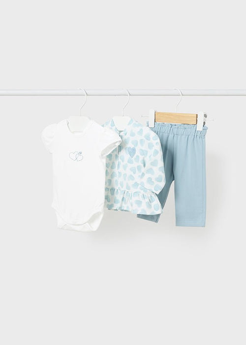 3 Baby Girls Green Cotton Leggings Set (mayoral) - CottonKids.ie - 1-2 month - 12 month - 18 month