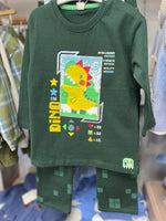 Boys' Dino Graphic Long Sleeve T-Shirt