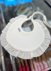 IVORY Baby Girl Christening Bib