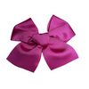 FUCSIA 14cm - Hair Clip With Large Grossgrain Bow