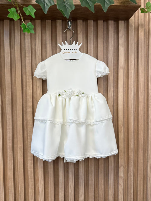 Ivory Elegant Christening & Flower Girl Dress (WANESSA)