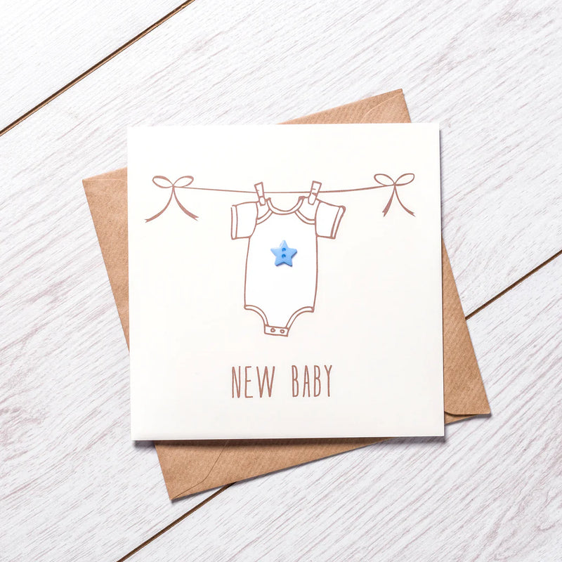 New Baby Boy Card