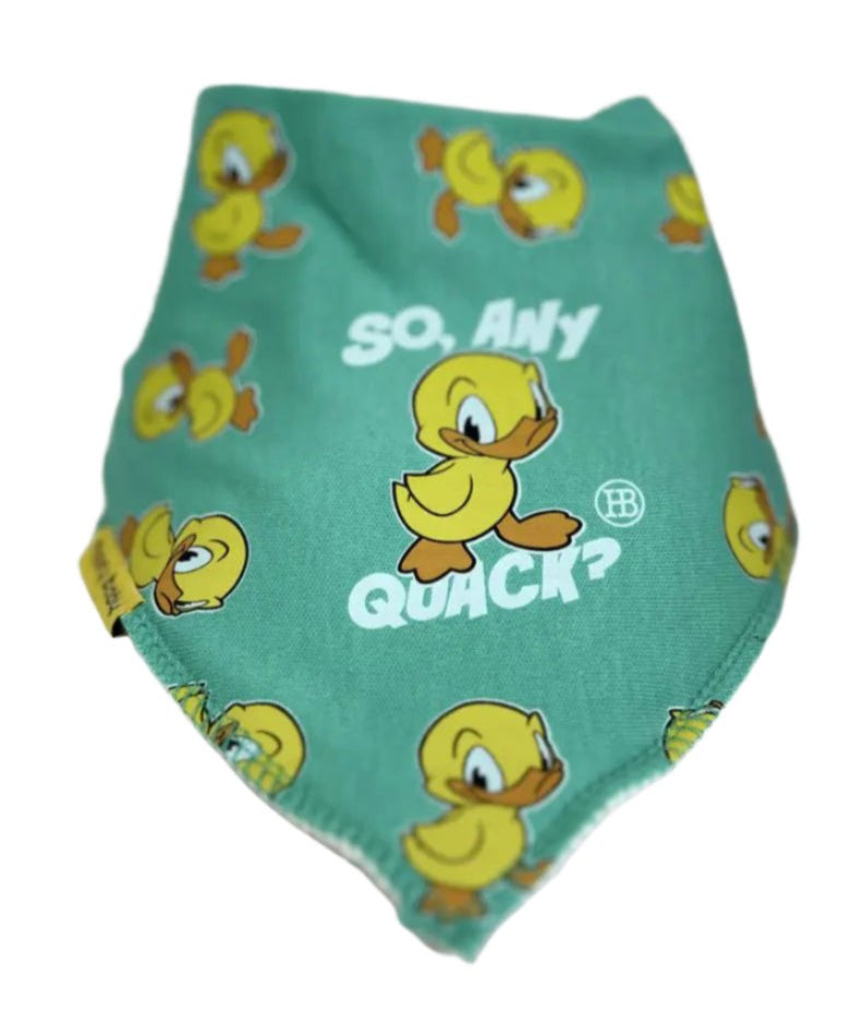 "Any Quack" Organic Cotton DribbleBoo Bandana Bib