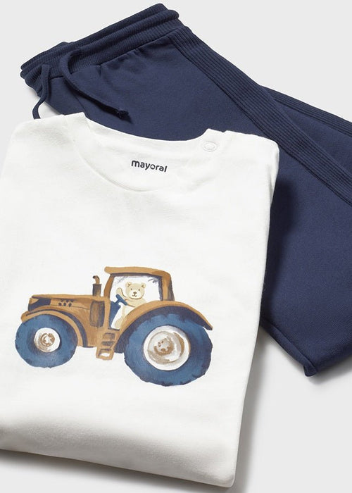 Baby Boy 3 - Piece Bear & Tractor Tracksuit