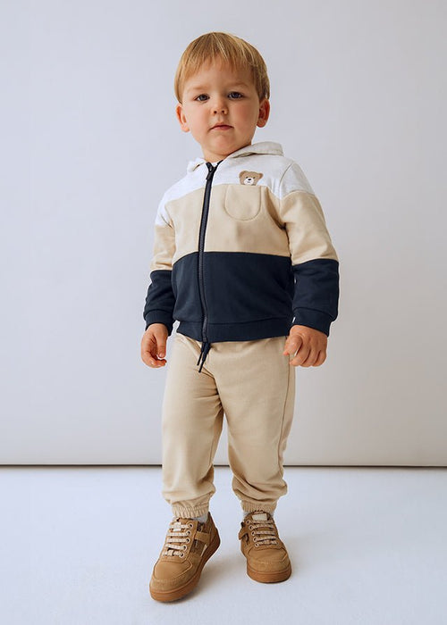 Baby Boy 3 - Piece Tracksuit With Bear Detail