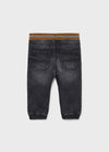 Baby Boy Black Jersey Jeans (Mayoral)