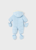 Baby Boy Blue Bear Snowsuit (Mayoral)