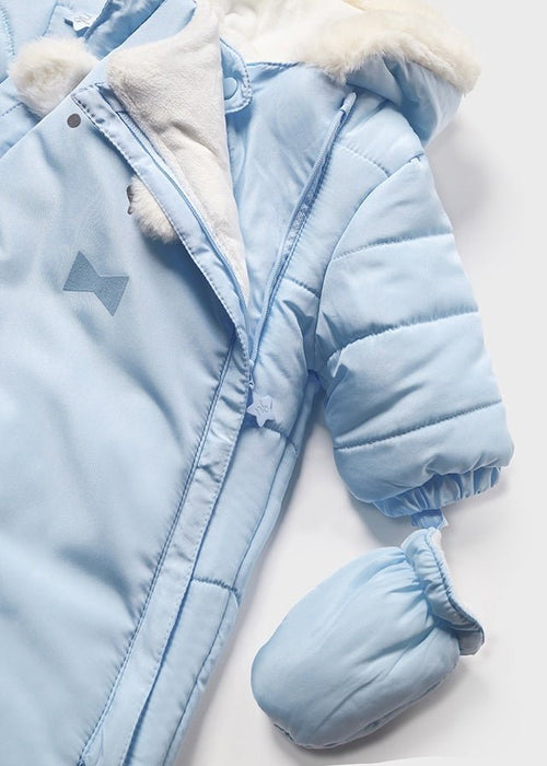 Baby Boy Blue Bear Snowsuit (Mayoral)