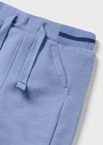 Baby Boy Blue Cotton Joggers (mayoral)