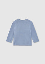 Baby Boy Blue Long Sleeve T-Shirt with Bear Print