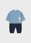 Baby Boy Blue & Navy Animal Friends Outfit Set (Sold separately) (Mayoral)