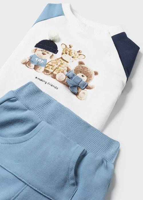 Baby Boy Blue & Navy Animal Friends Outfit Set (Sold separately) (Mayoral)