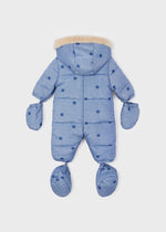 Baby Boy Blue Stars Snowsuit (Mayoral)