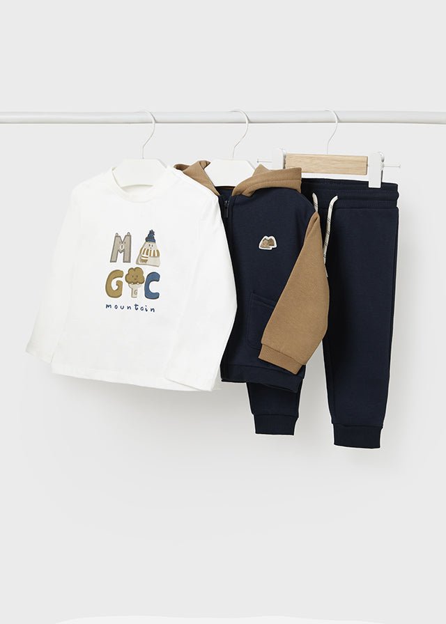 Baby Boy Brown Bear Tracksuit Set (Mayoral)