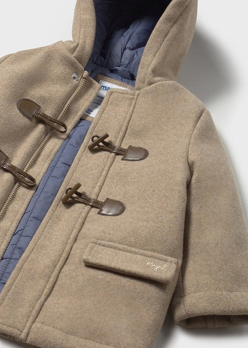 Baby Boy Camel Duffle Coat With Toggle Buttons