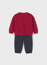 Baby Boy Car Tracksuit Red