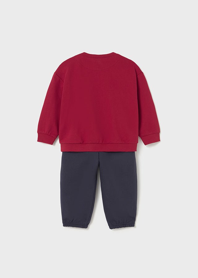 Baby Boy Car Tracksuit Red