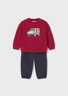 Baby Boy Car Tracksuit Red