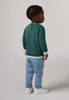 Baby Boy Cargo Pants & Crewneck Set