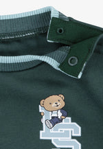 Baby Boy Cargo Pants & Crewneck Set