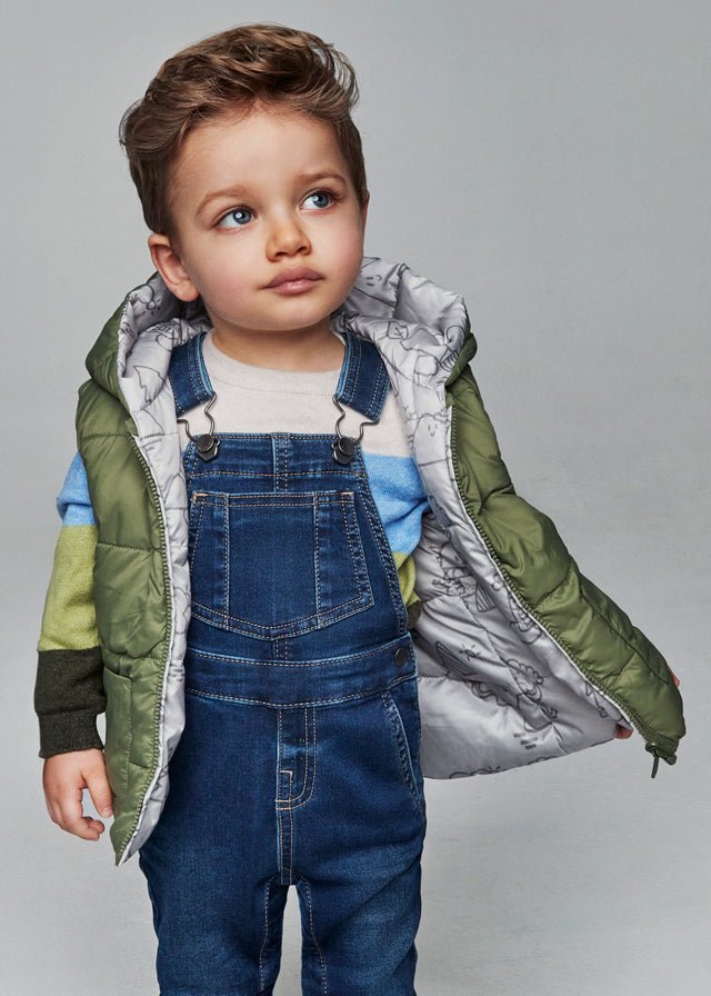 Baby Boy Dark Denim Overalls