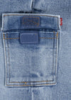 Baby Boy Denim Cargo Overall