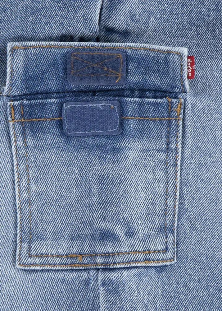 Baby Boy Denim Cargo Overall